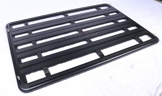 কেনা Suv পিকআপের জন্য কালো অ্যালুমিনিয়াম অ্যালয় লাগেজ নাভারা ছাদের রাক online manufacture
