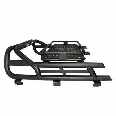ওডিএম ইউনিভার্সাল স্পোর্ট পিকআপ রোল বার Ford F150 RAM 4x4 এর জন্য ছাদের র্যাক লাইটের সাথে